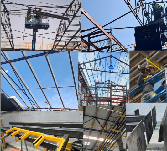 Montaje de Nave Industrial y Mezzanines